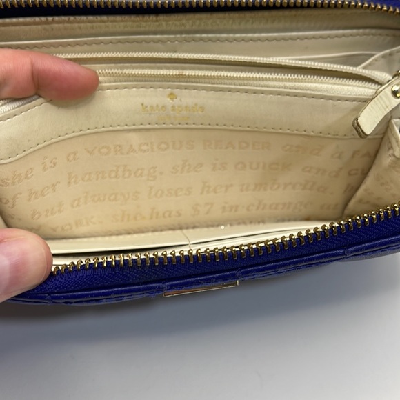 Kate Spade ♠️ Purple Leather Wallet - Picture 13 of 14
